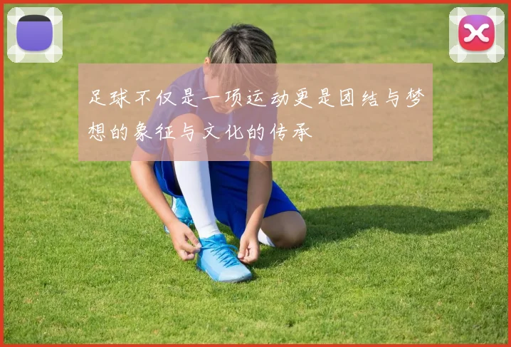 足球不仅是一项运动更是团结与梦想的象征与文化的传承